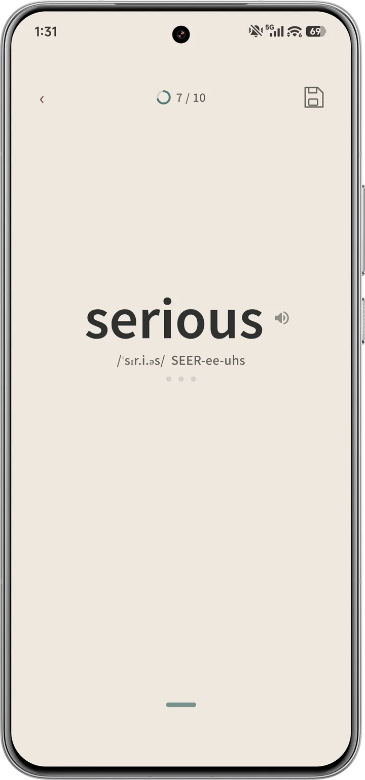 GouTA 实际画面 · serious 词条
